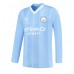 Manchester City Erling Haaland #9 Replica Home Stadium Shirt 2023-24 Long Sleeve